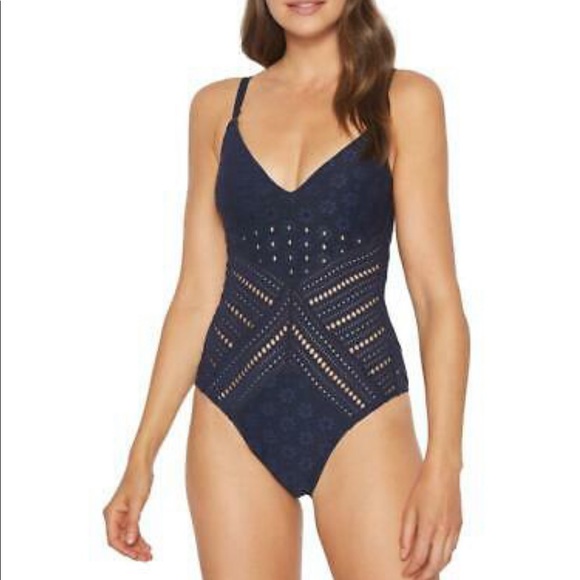 Robin Piccone Other - Robin Piccone Knit Swimsuit in Fuschia